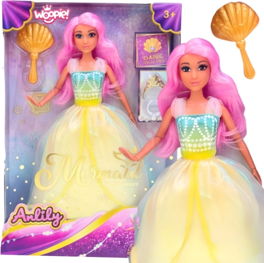 Woopie Lili pasaku okeāna princese – lelle ar rozā matiem