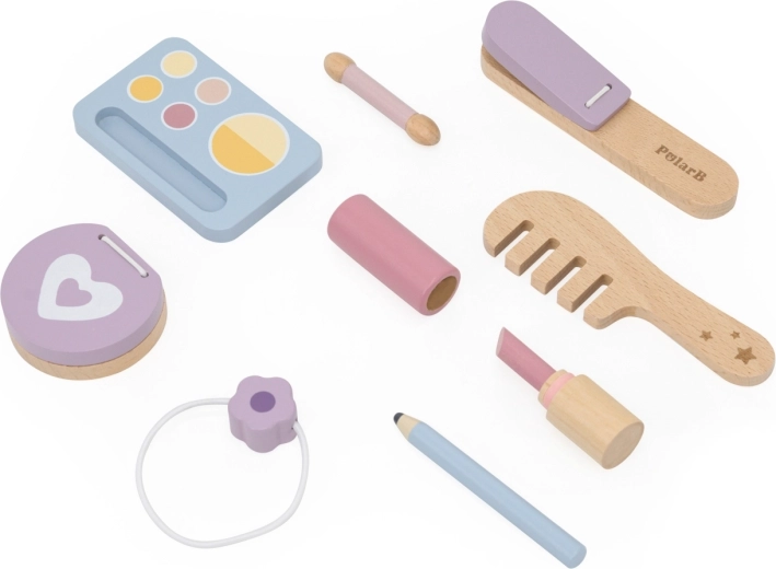 Eight accessories for beauty salon play