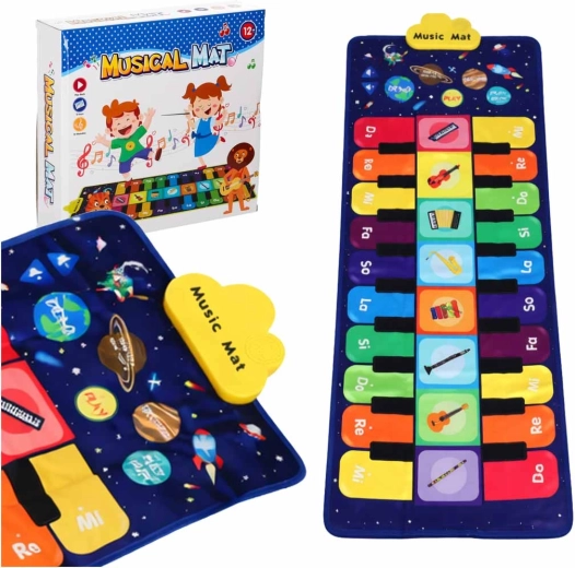 Interactive musical dance mat for kids – 8 instruments, 10 melodies