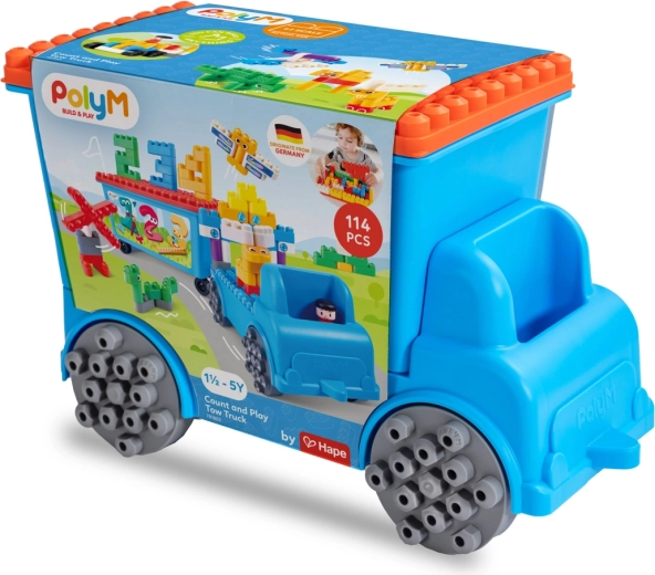 Tow truck for playing and storage