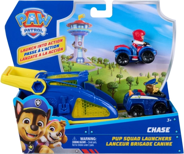 PAW Patrol launch racing set with Chase cars