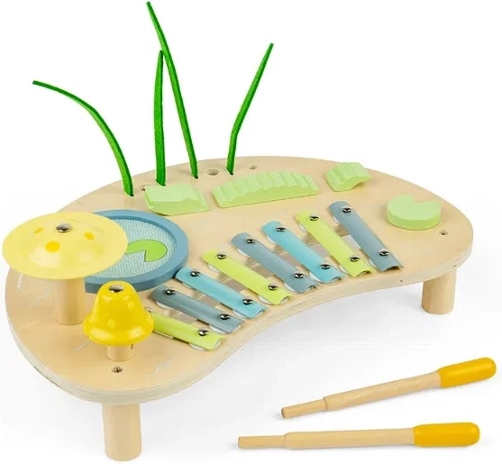Džungļu mūzikas galdiņš BIGJIGS TOYS