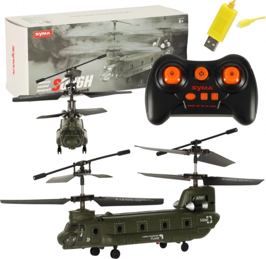 Militārais RC helikopters SYMA S026H-1 ar Wi‑Fi, 2,4 GHz