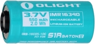 Rechargeable Battery OLIGHT 3.7 V 550 mAh CR123A (IMR16340) for S1R Baton II