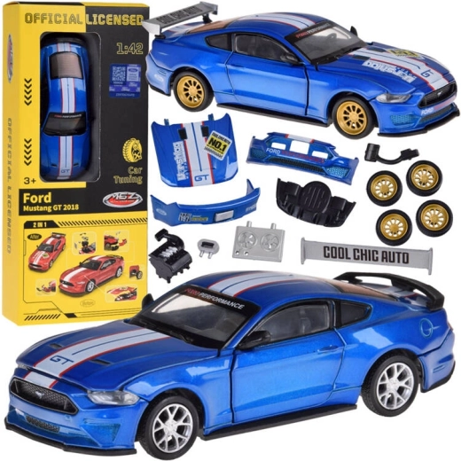 Metal model FORD MUSTANG GT 1:42 – tuning set