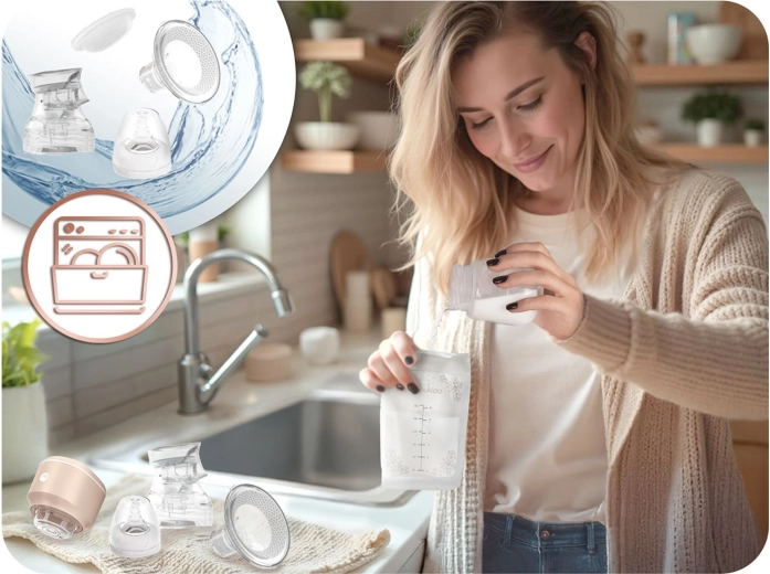 Easy maintenance and dishwasher-safe washing (excluding electronics)