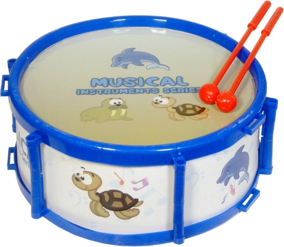 Bērnu bungas ar jūras motīvu 19 cm