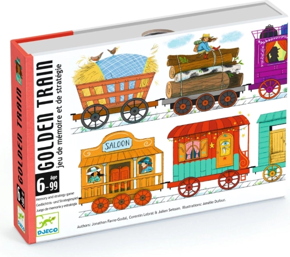 DJECO card game Golden Train
