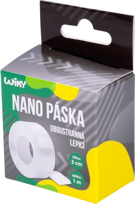 Abpusēja caurspīdīga nano līmlente