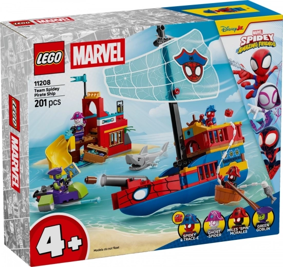 Konstruktors Spidey komandas pirātu kuģis