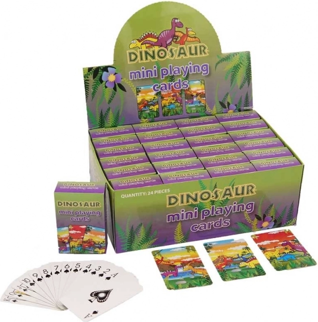 Mini spēļu kārtis Dinozauri (54 kārtis)