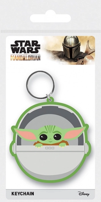 Gumijas atslēgu piekariņš Mandalorian STAR WARS