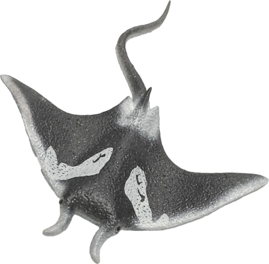 Gumijota jūras manta 13 cm