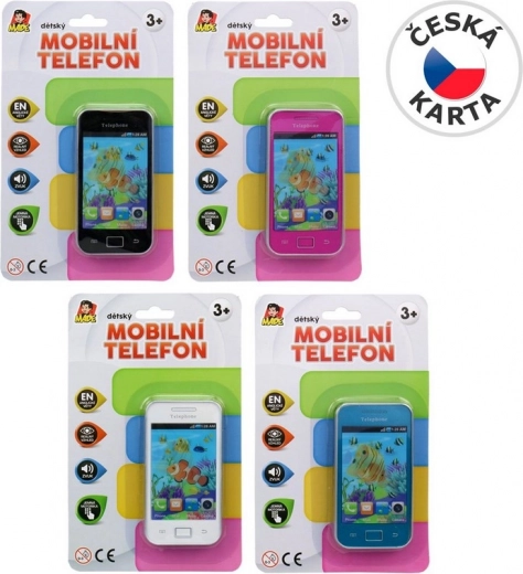 Bērnu mobilais tālrunis ar baterijām 11 cm