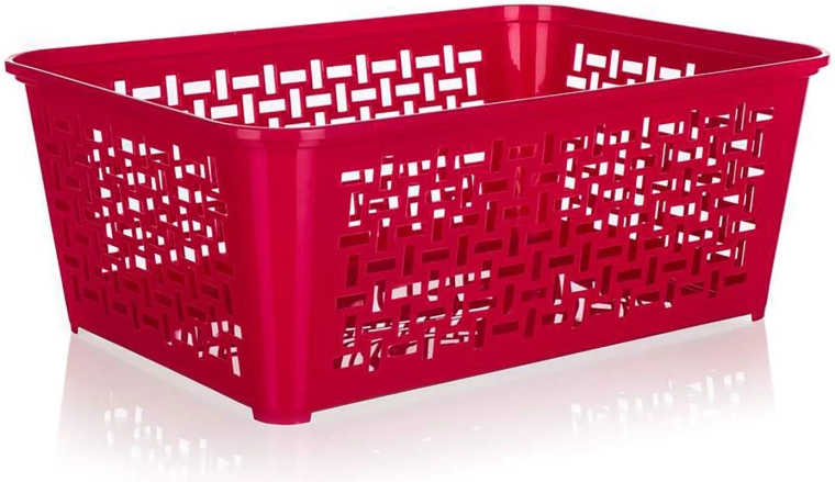 Plastmasas uzglabāšanas groziņš 35,8 × 25,6 × 14 cm, krāsu mikss