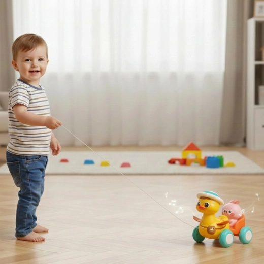 Pull-along toy for first steps