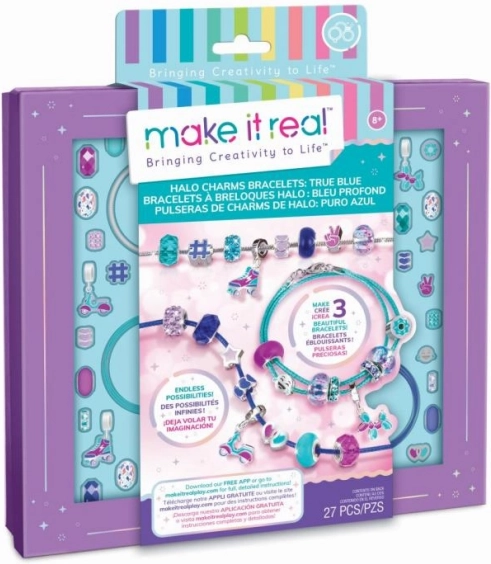Make It Real aproču izgatavošanas komplekts Halo Charms True Blue