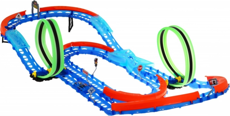 Spīdoša trase un LED gaismas efekti