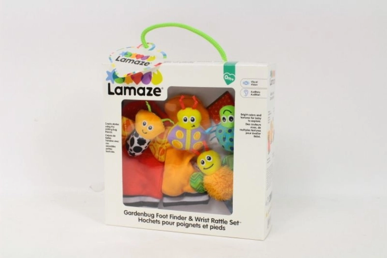 TOMY Lamaze grabulīši rokām un kājām (zeķīšu un aproces komplekts)