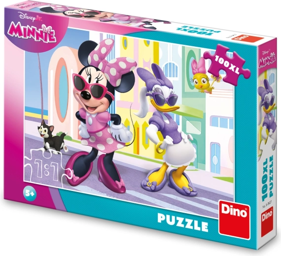 Disney Minnie un Deizija pilsētā – bērnu puzle 100 XL detaļas
