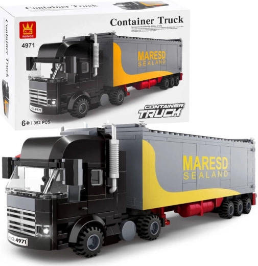 Brick delivery with trailer 352 elements ZA3844