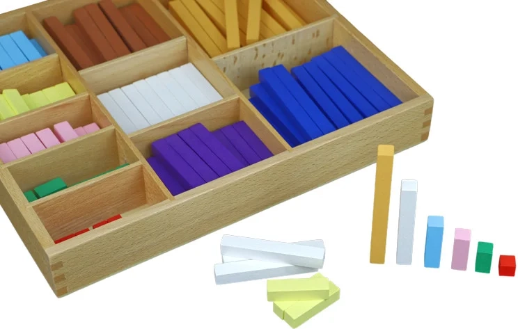 Uzskatāms Montessori palīglīdzeklis skaitīšanai