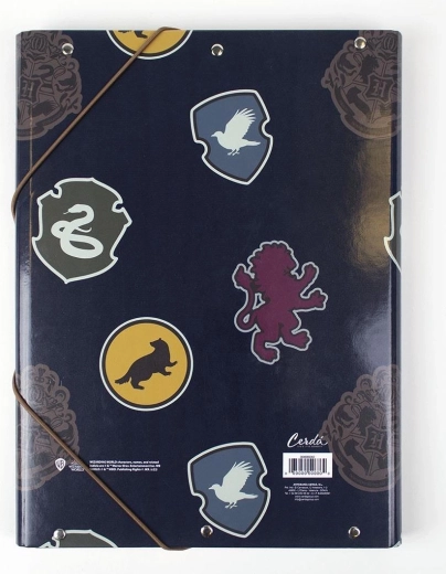 A4 Harry Potter exercise book folder with elastic band Cerda