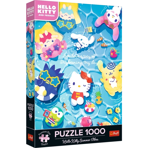 Puzle Hello Kitty Uz vasaras viļņa 1000 detaļas no Trefl