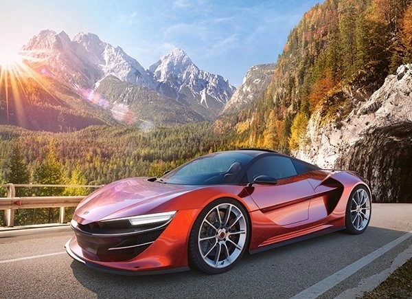 Puzle 100 gabali sporta auto
