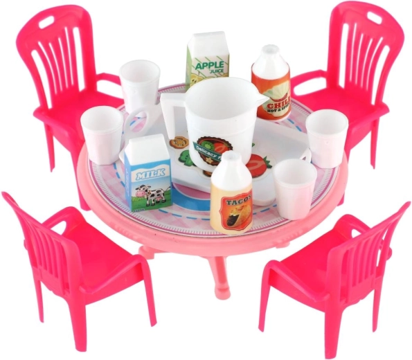 Table with four chairs