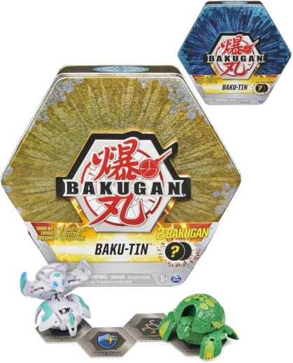 Spin Master Bakugan skārda kaste ar ekskluzīvu Bakugan un piederumiem