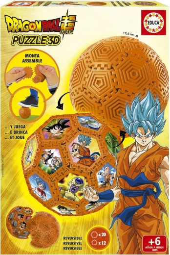 3D Dragon Puzzle Ball - Educa 32 Pieces