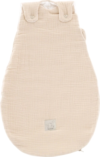 Träumeland Liebmich beige outer sleeping bag made of muslin 62/68