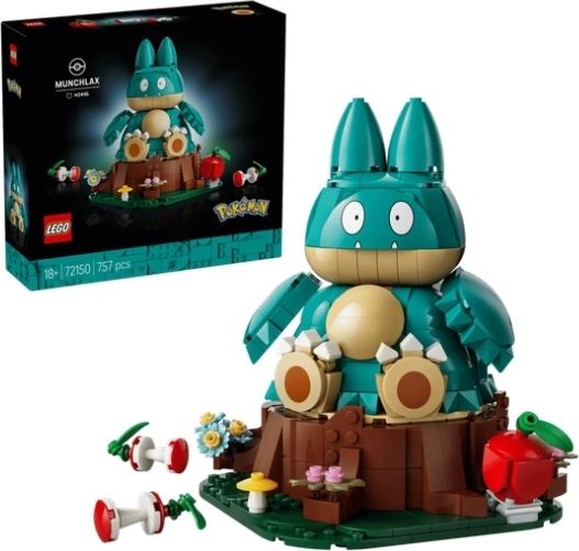 LEGO Pokémon Munchlax – kolekcionējams uzbūvējams modelis