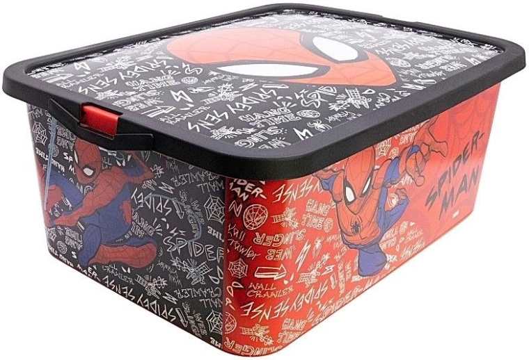 Stor uzglabāšanas kaste ar klipša vāku Spider-Man – 1 gab.