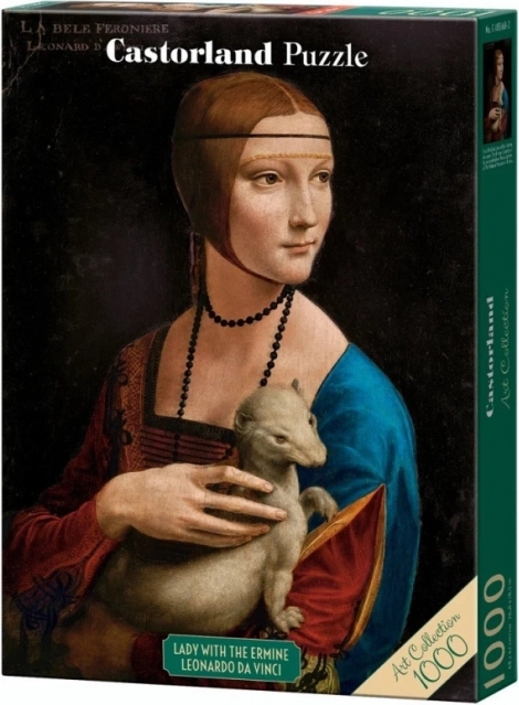 Puļļu komplekts 1000 gab. “Dāma ar sermuli” no Leonardo da Vinci Art Collection