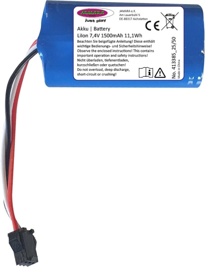 Li-Ion battery for Volvo Metal wheel loader 7.4 V 1500 mAh