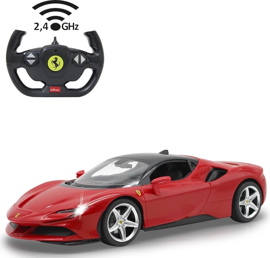 Jamara Ferrari SF90 Stradale RC automašīna 1:14, sarkana – 1 gabals