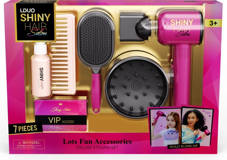 Kids’ Hairdressing Set, 7 Pieces