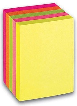 Neona pašlīmējošo lapiņu bloks CONCORDE 51 × 38 mm, kubs 5 krāsās (300 lapiņas)