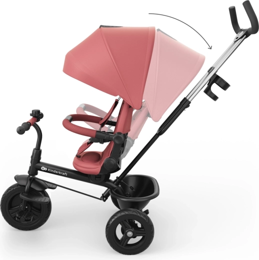 360° CLICK & TWIST seat and semi-reclining position