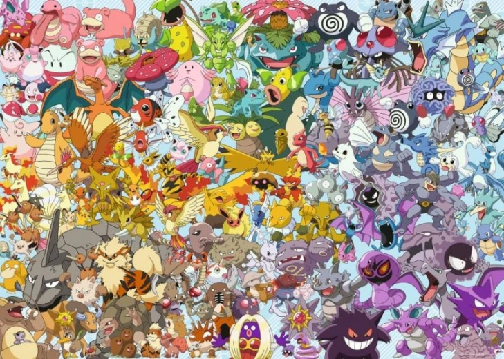 Puzle 1000 gab. POKEMON Challenge – RAVENSBURGER