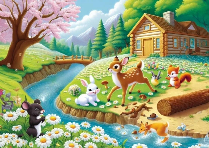 Puzzle Spring Joy 25 Pieces