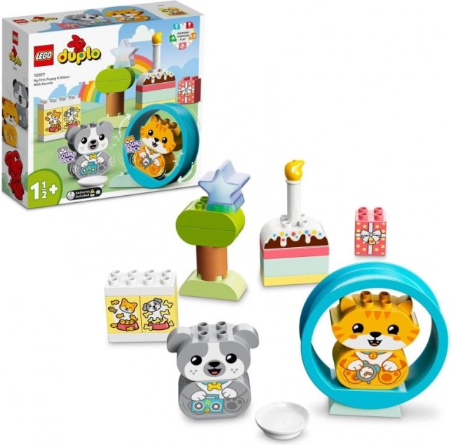 LEGO® DUPLO® 10977 Mans pirmais kucēns un kaķēns ar skaņām