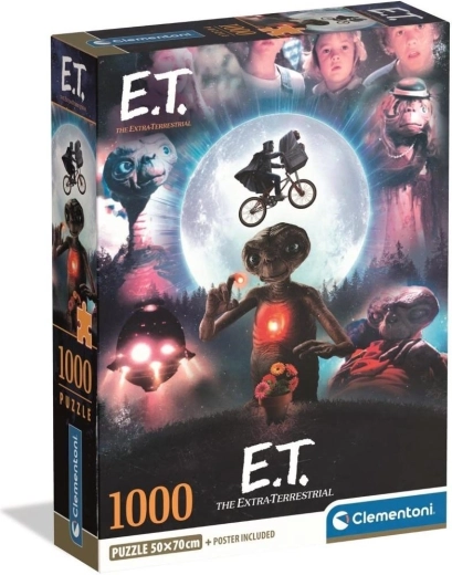 Puzle CLEMENTONI kulta filmas: E.T. Citplanētietis 1000 gabaliņu