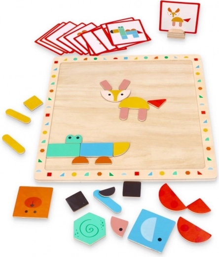 Izglītojošas kartītes un magnētiskas formas