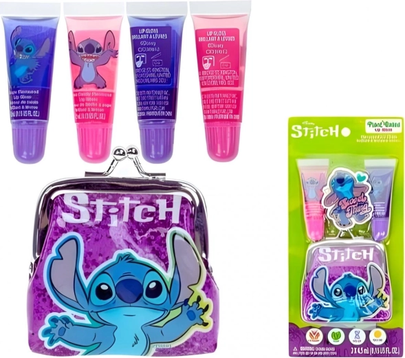 Stitch maciņa un 2 lūpu gēlu komplekts