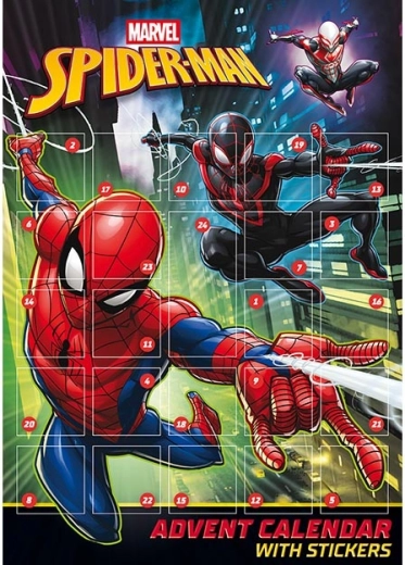 Spider-Man sticker advent calendar