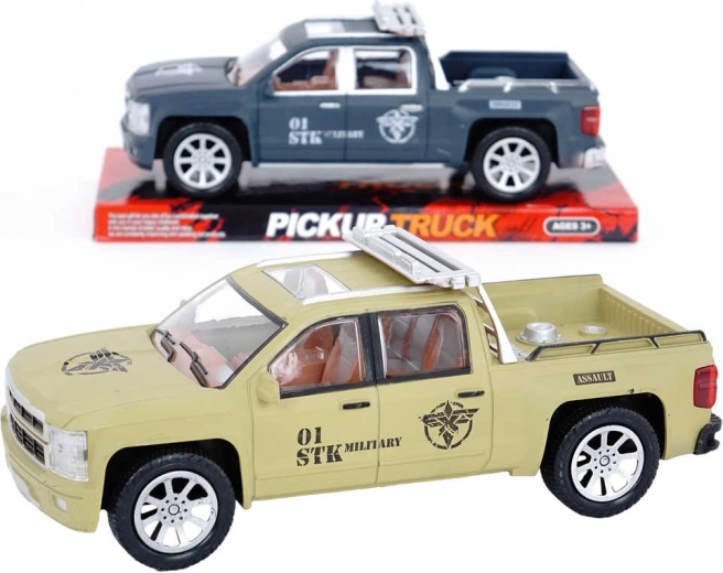 Plastmasas pick-up automašīnīte ar inerces piedziņu 26 cm – 1 gab.