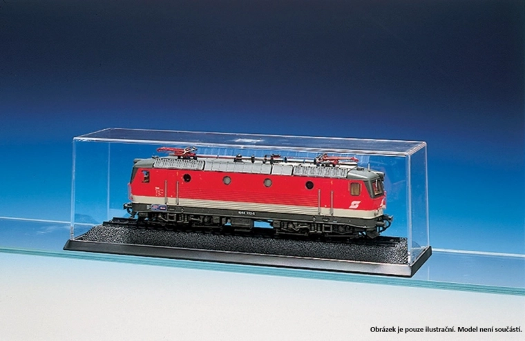 Roco transparent display for H0 models
